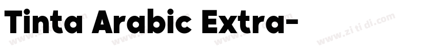 Tinta Arabic Extra字体转换